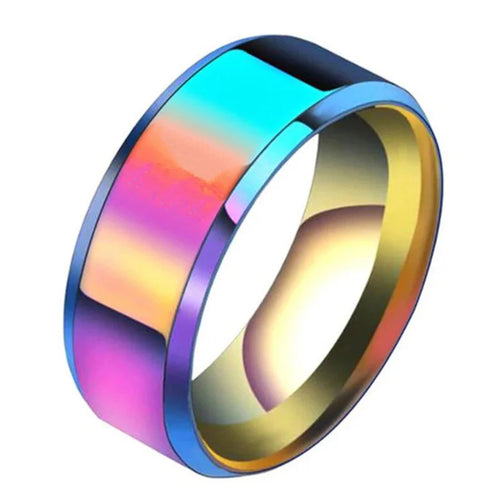 6 Colors Classic Titanium Rings