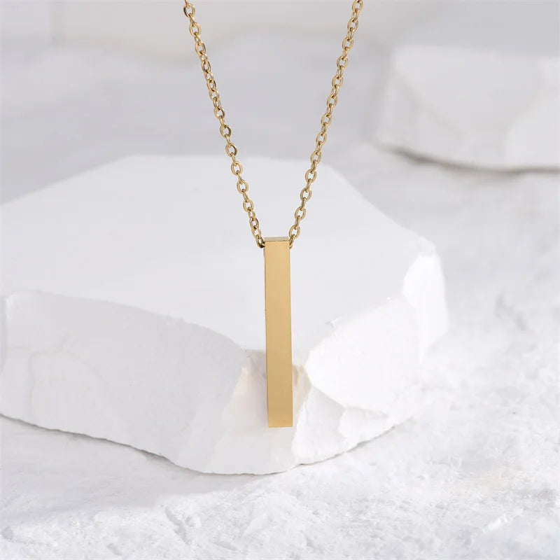 Classic 3D Bar Pendant