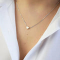 Dainty Heart Clavicle Necklace