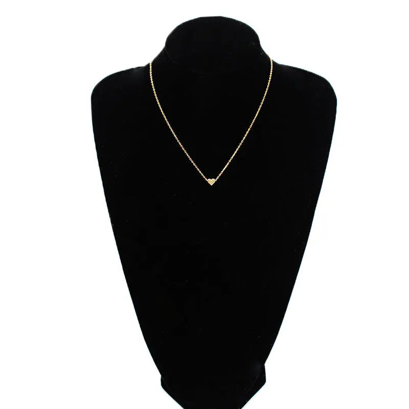 Dainty Heart Clavicle Necklace