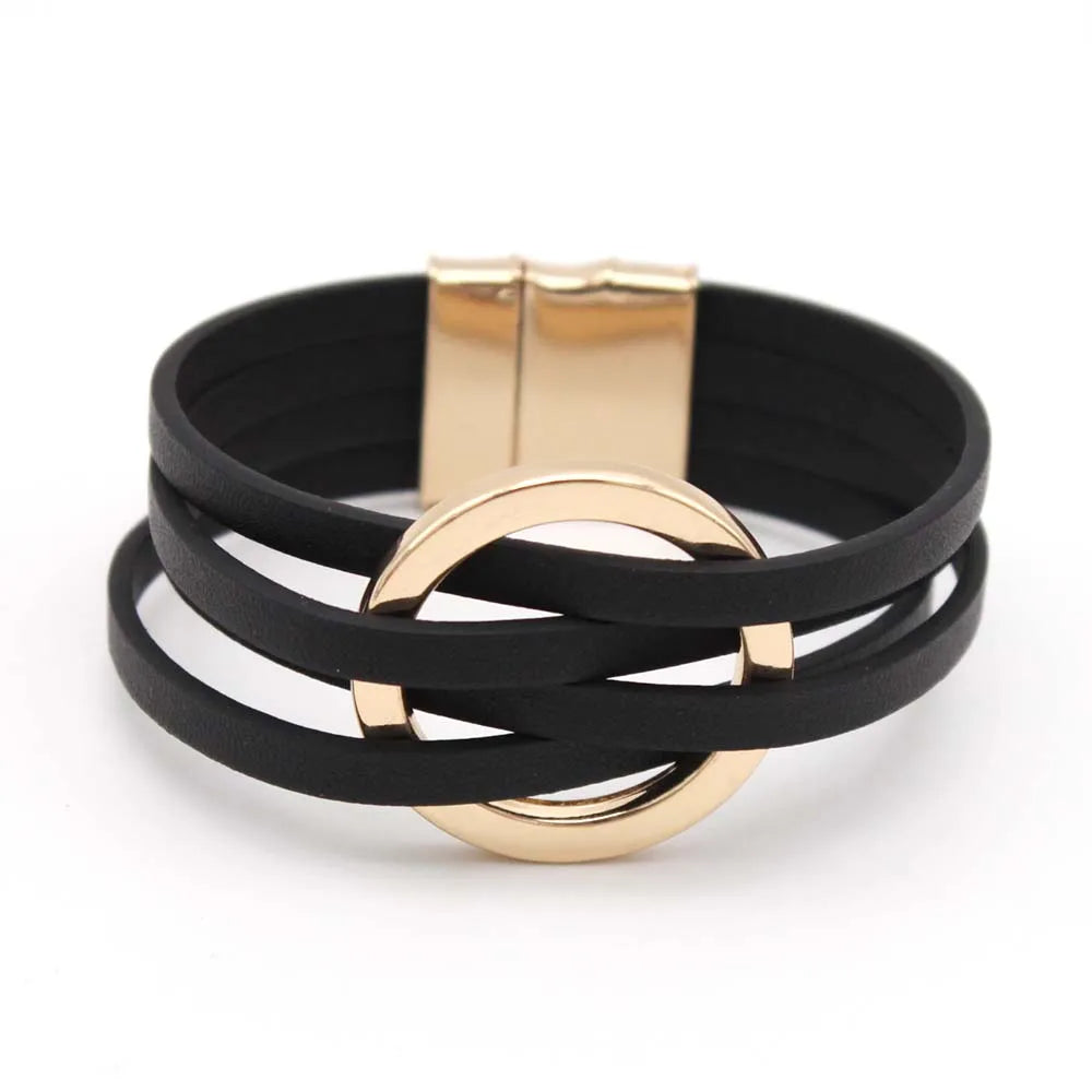 Elegant Leather Bracelet