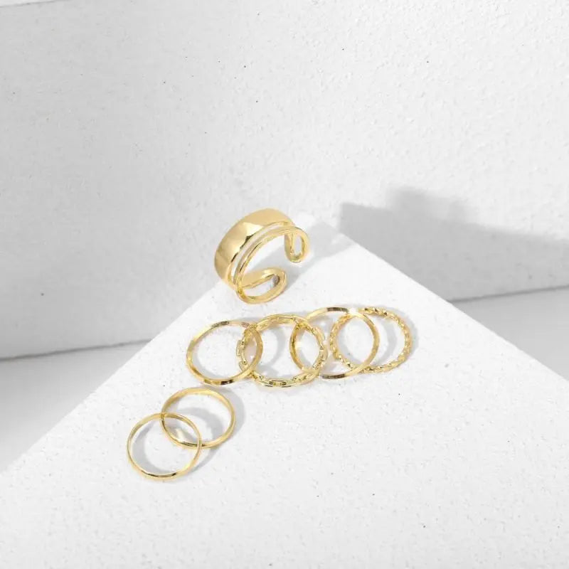 10Pcs Minimalist Rings