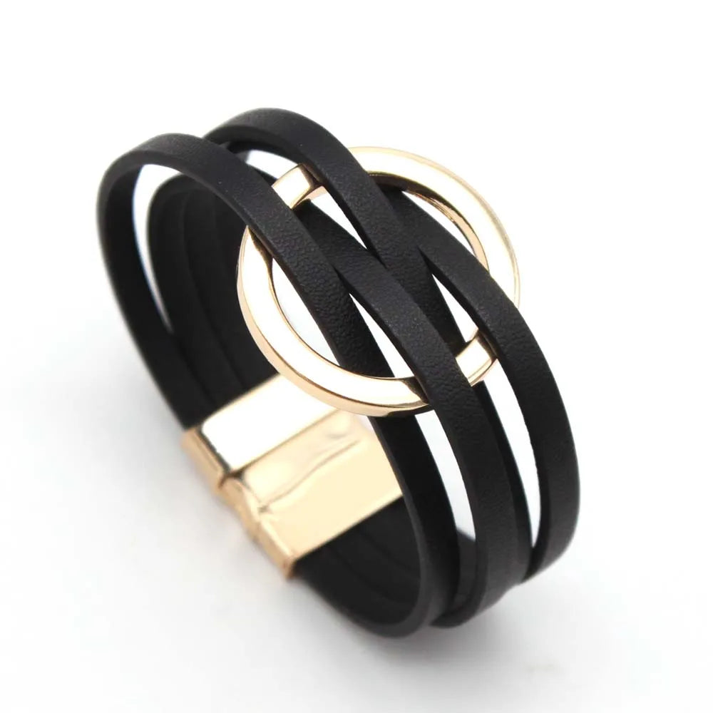 Elegant Leather Bracelet