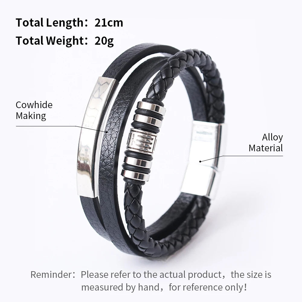 Multilayer Leather Bracelets