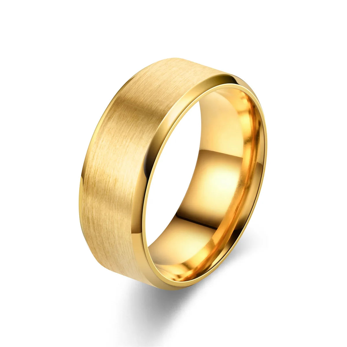 6 Colors Classic Titanium Rings
