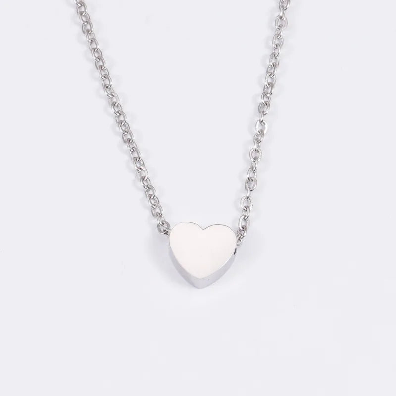 Dainty Heart Clavicle Necklace