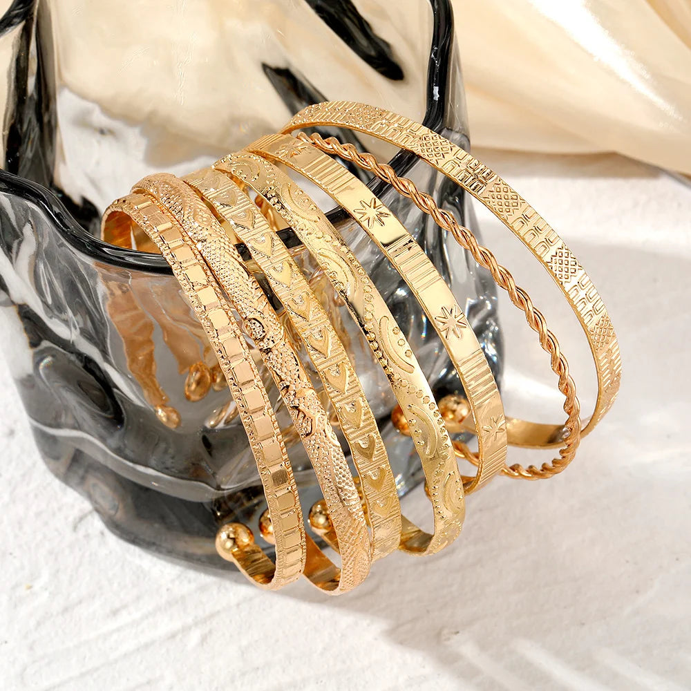 7 Pcs/Set Luxury Bangles
