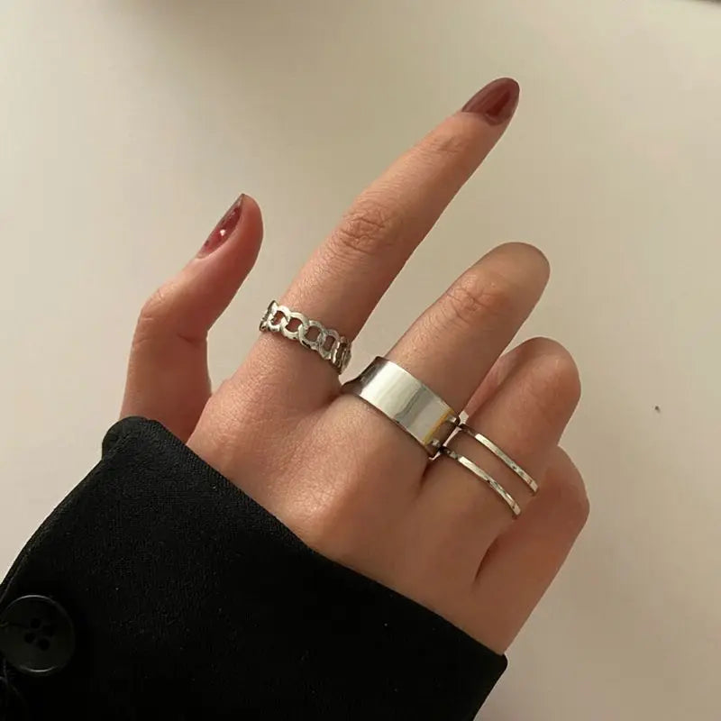 10Pcs Minimalist Rings