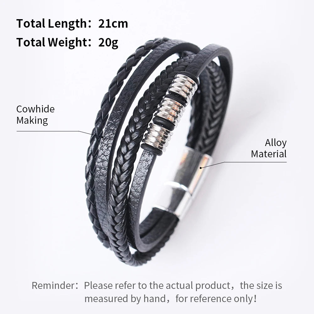 Multilayer Leather Bracelets