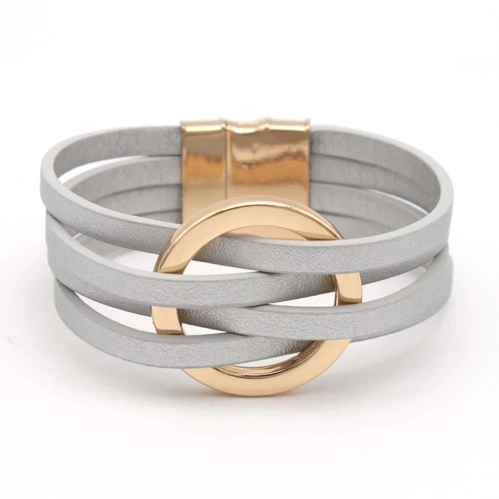 Elegant Leather Bracelet