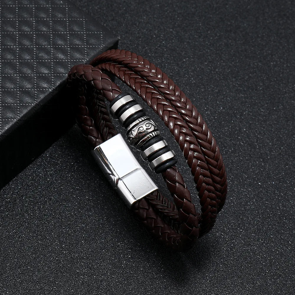 Multilayer Leather Bracelets