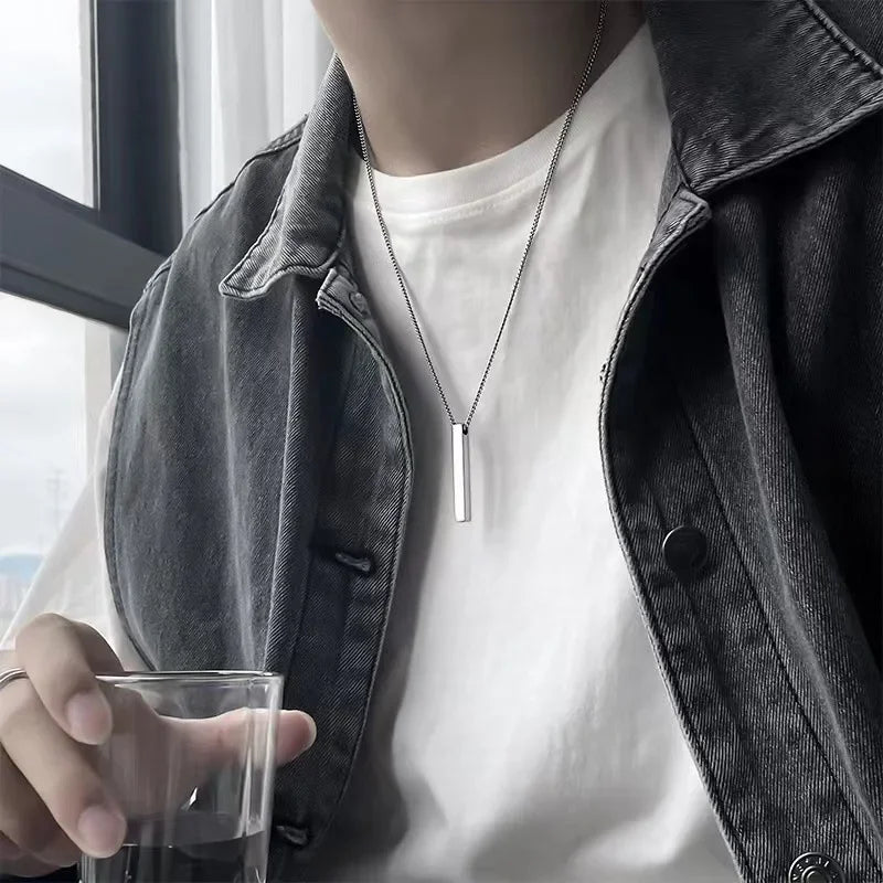 Classic 3D Bar Pendant