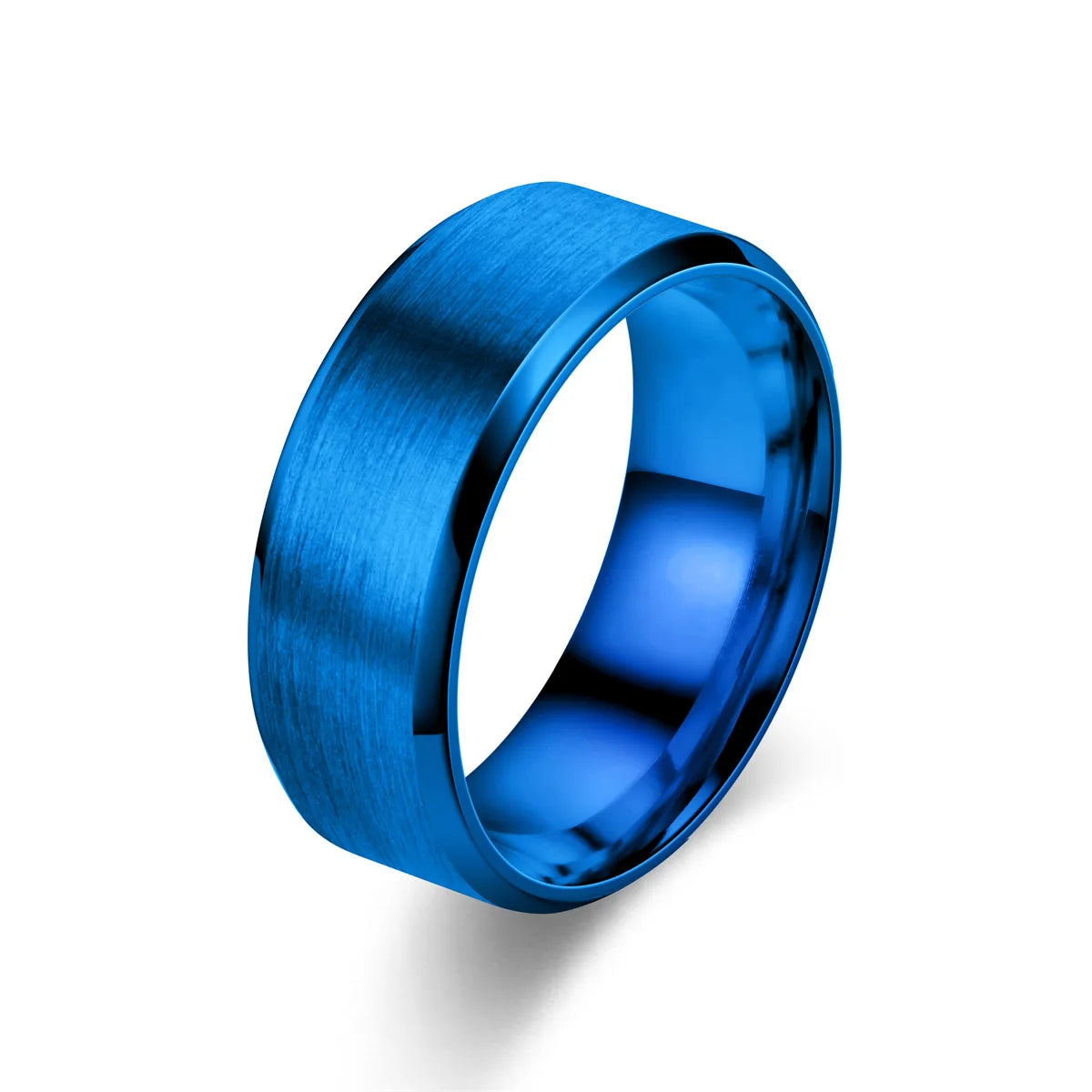 6 Colors Classic Titanium Rings
