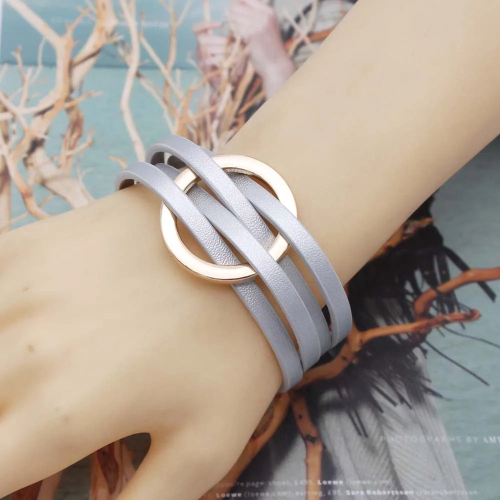 Elegant Leather Bracelet