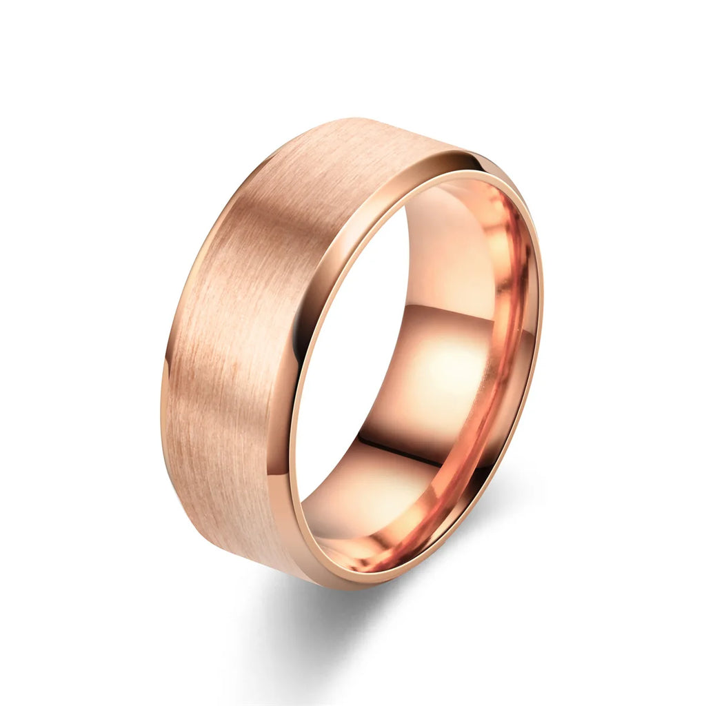 6 Colors Classic Titanium Rings