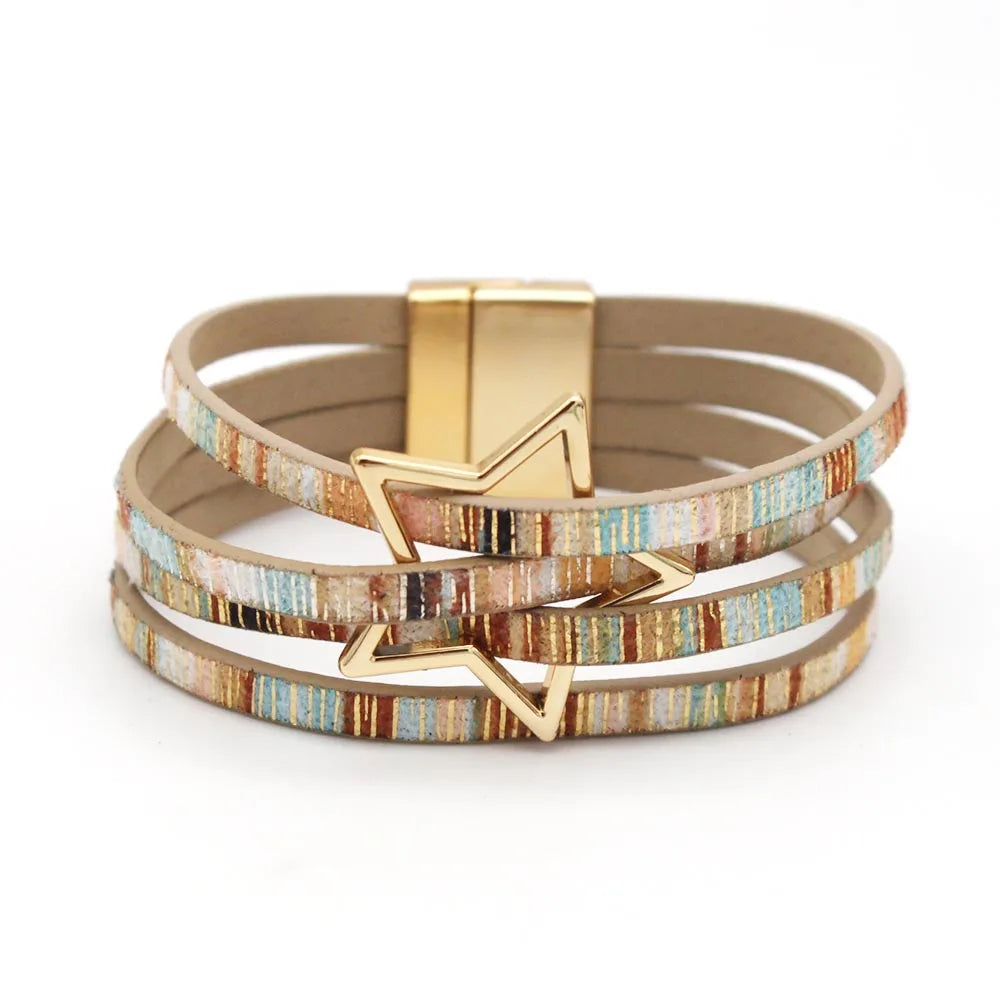 Elegant Leather Bracelet