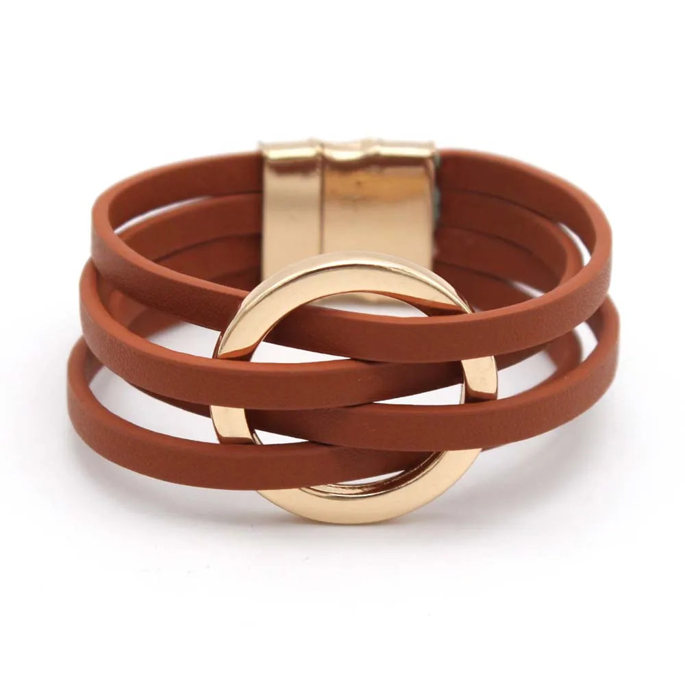Elegant Leather Bracelet