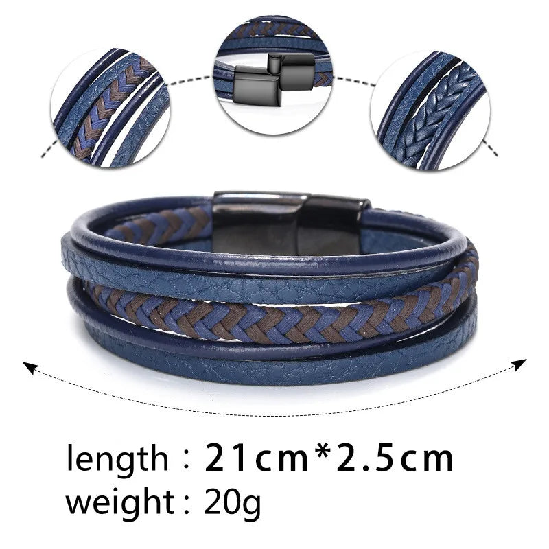Multilayer Leather Bracelets