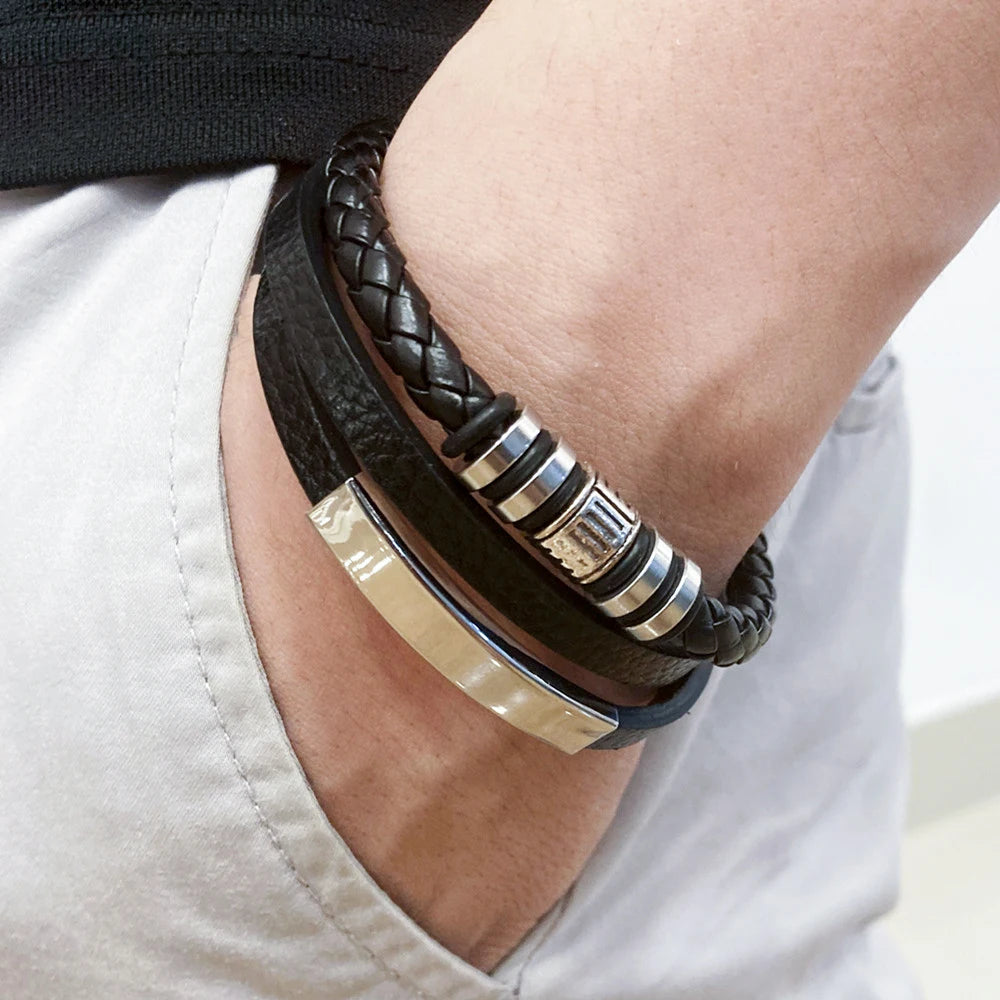 Multilayer Leather Bracelets