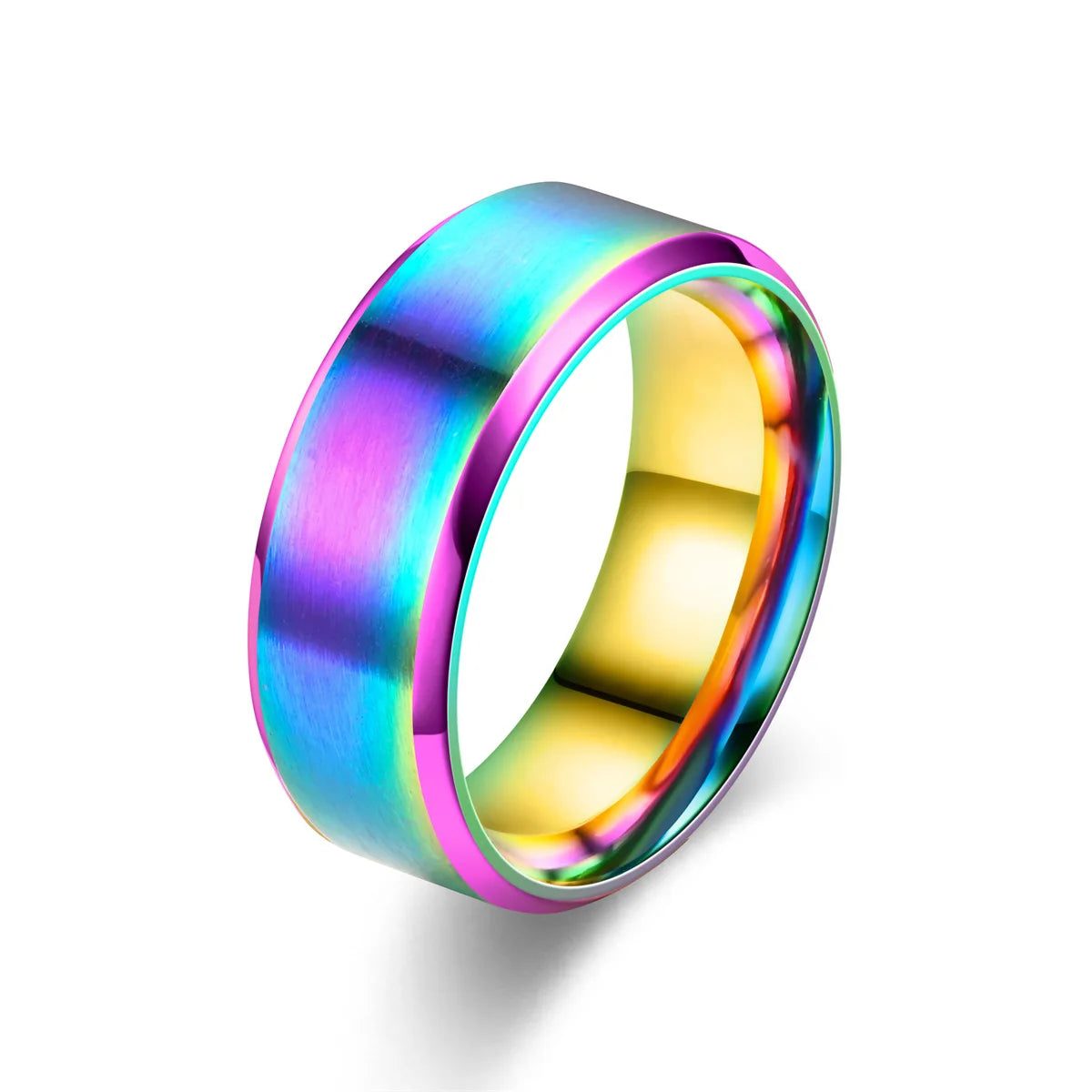 6 Colors Classic Titanium Rings