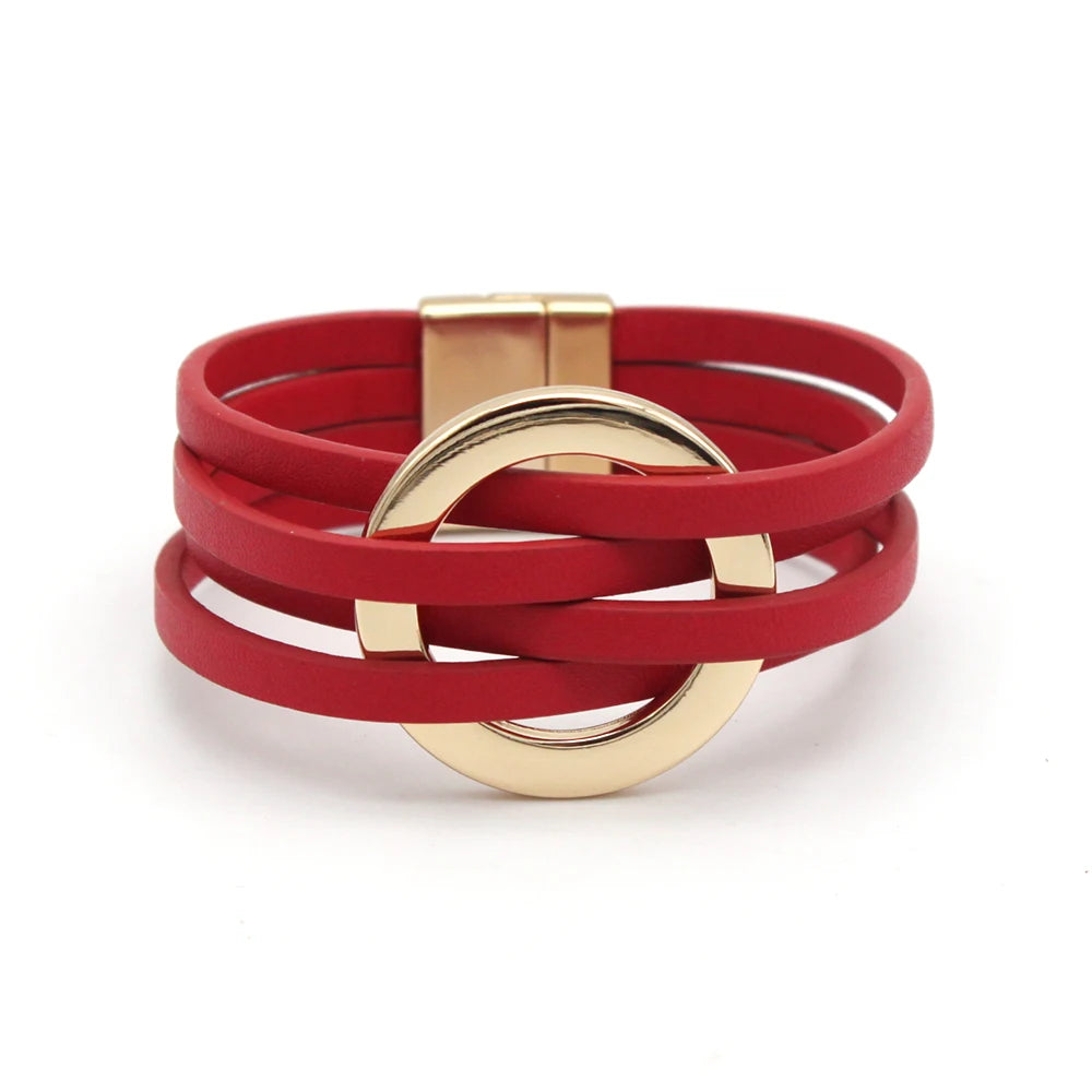 Elegant Leather Bracelet