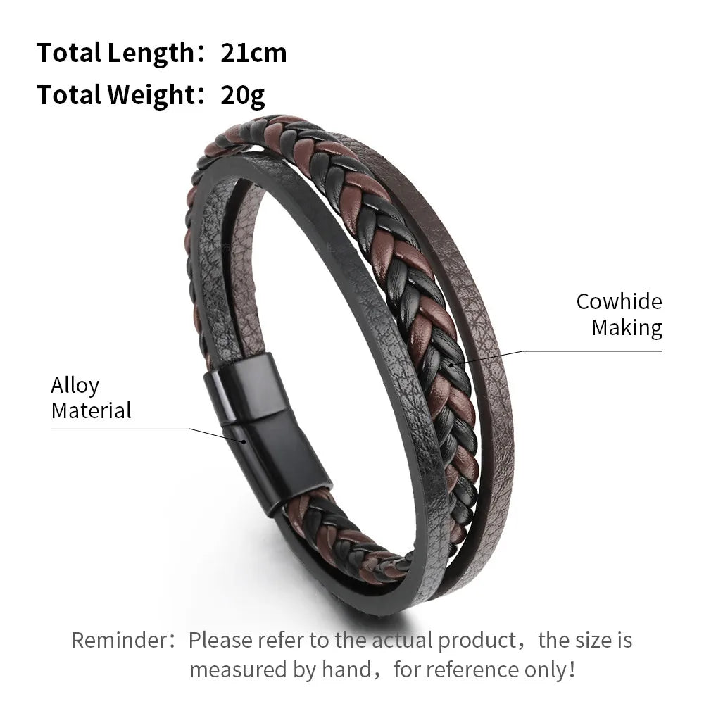 Multilayer Leather Bracelets